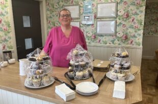 Avocet House provide afternoon tea for district nurses