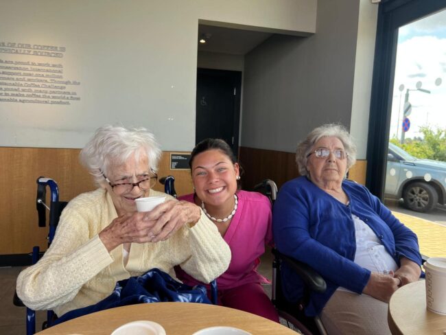Resident’s advertise upcoming summer fete at Avocet House